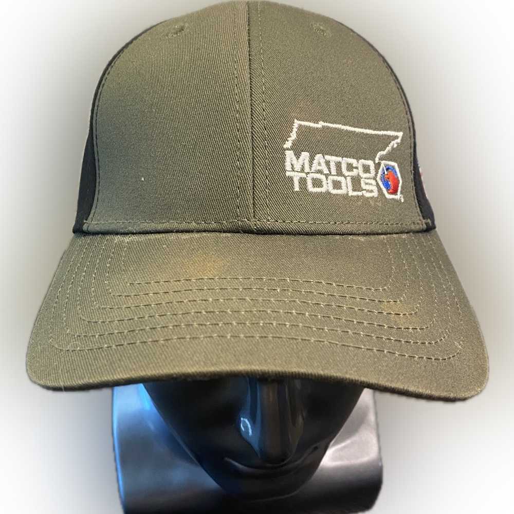 MATCO TOOLS Tennessee State Shape LOGO Cap / Hat Mesh Snapback TN Black/Gray